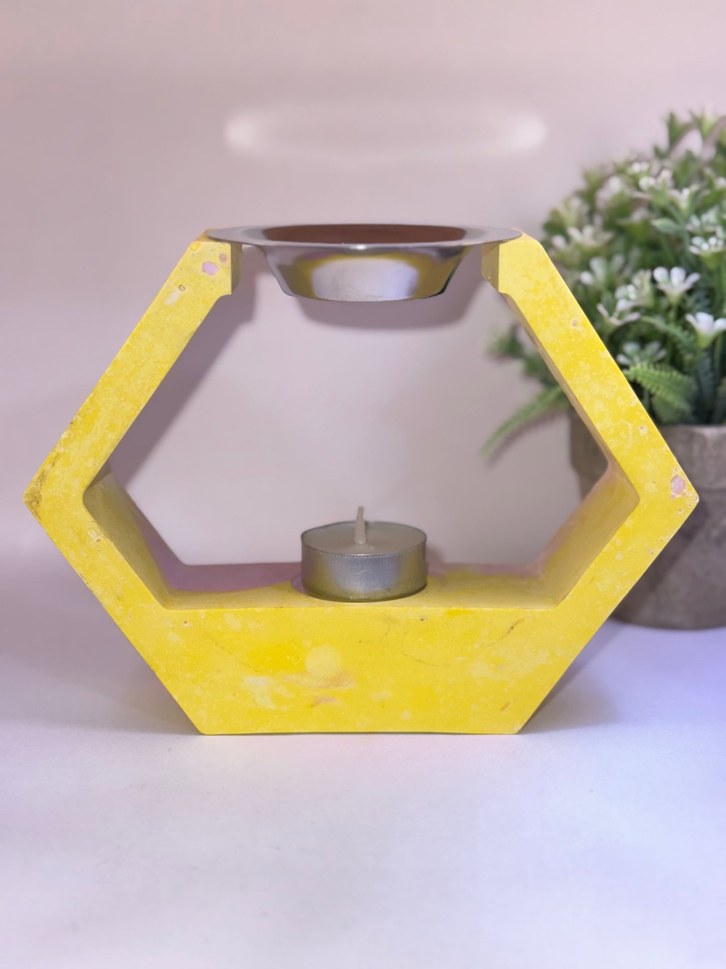 Quemador Hexagonal Amarillo