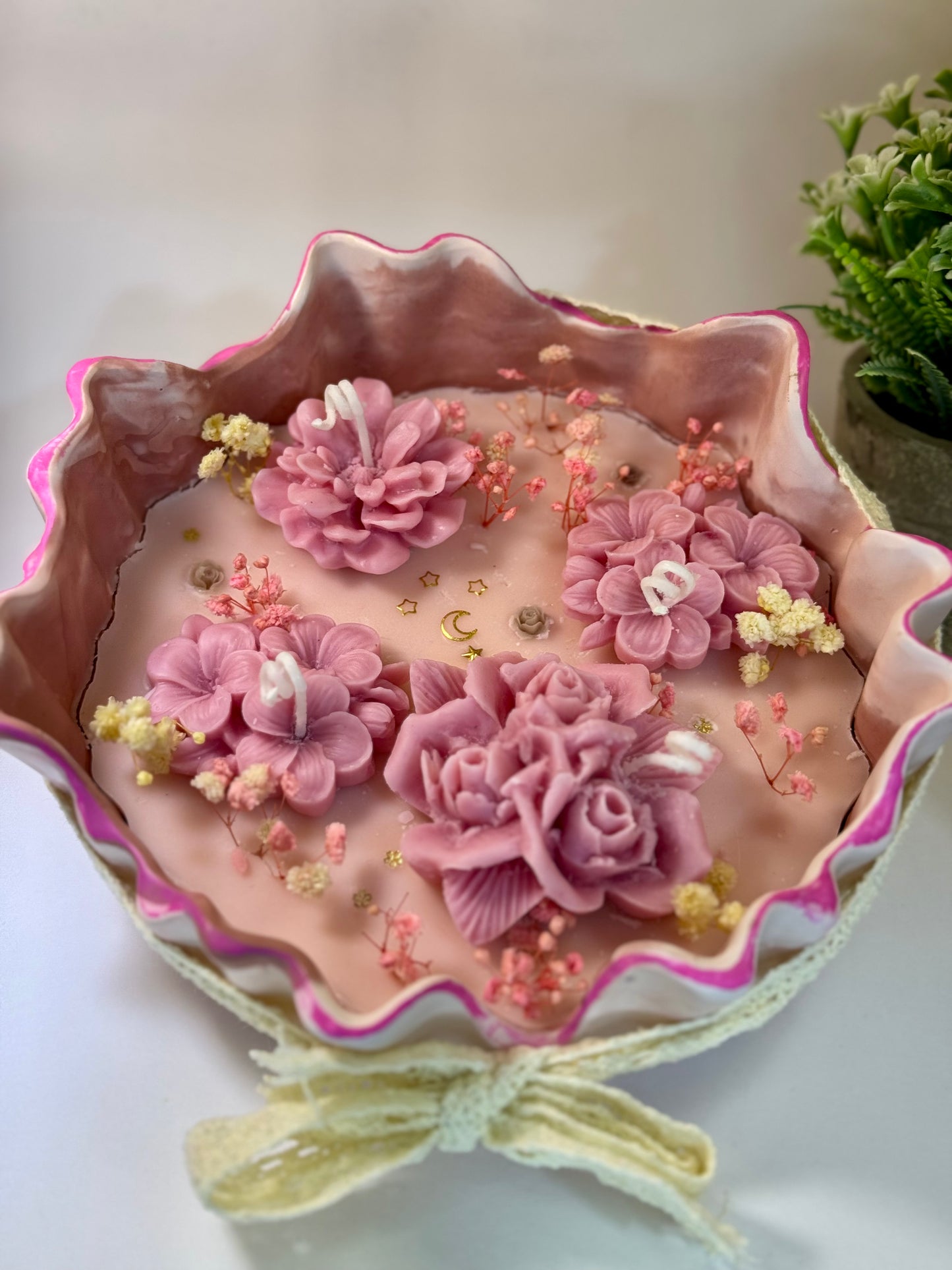 Velón Aromático Cuatro Flores