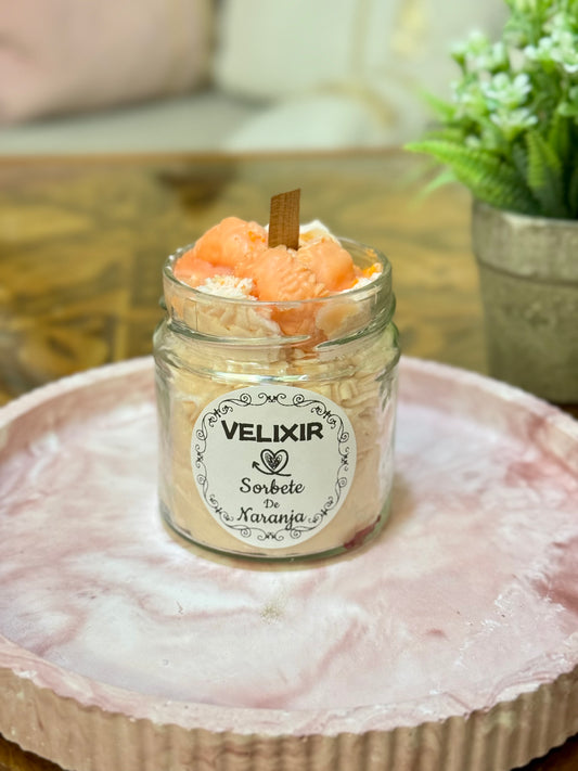 Vela Tarro L / Sorbete de Naranja